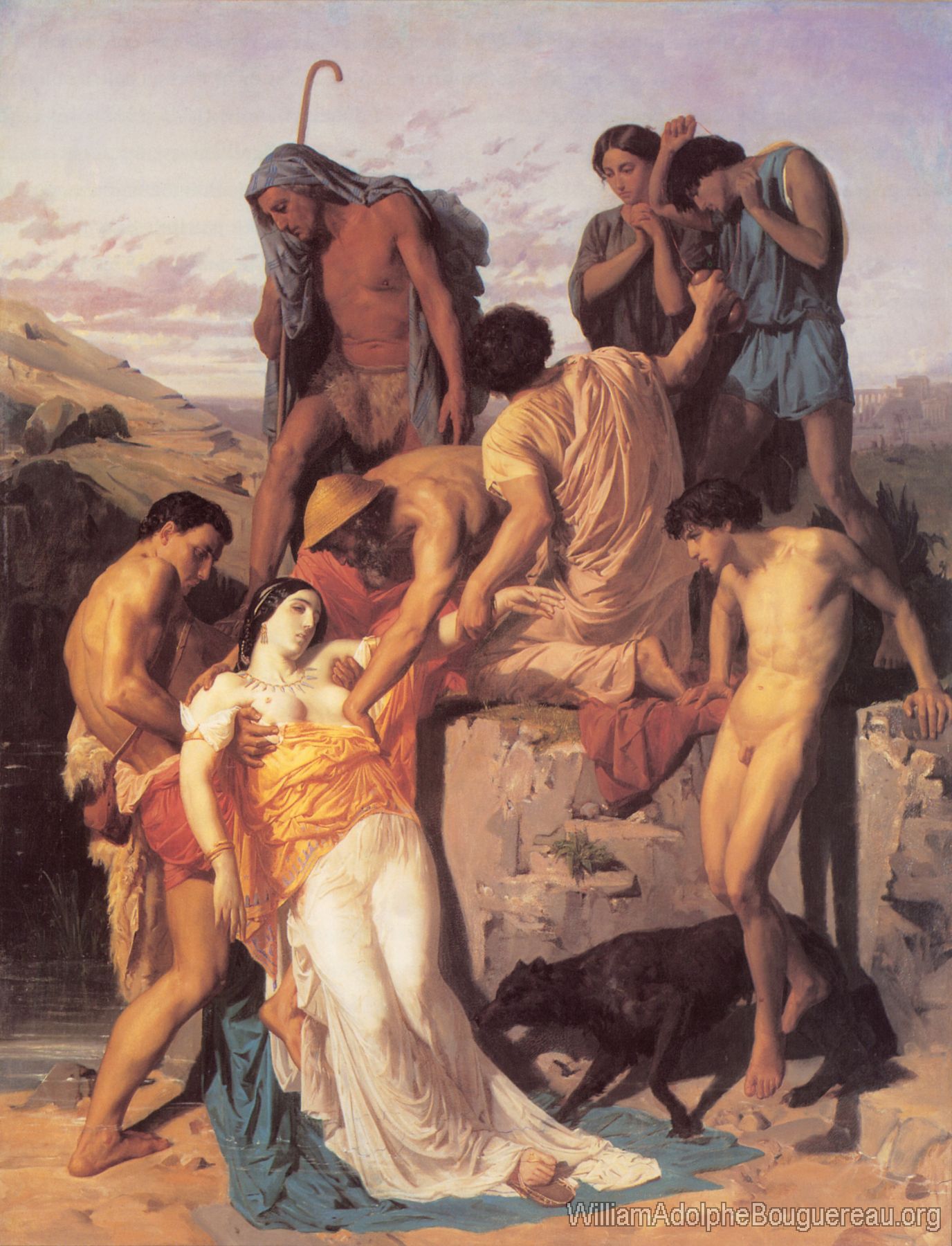 Zenobia retrouvee par les bergers sur les bords de l'Araxe (Zenobia Found by Shepherds on the Banks of the Araxes)